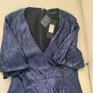 Rachel Zoe sequined top, size 10 Navy